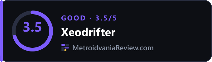 Xeodrifter: 3.5/5 (Good) on MetroidvaniaReview