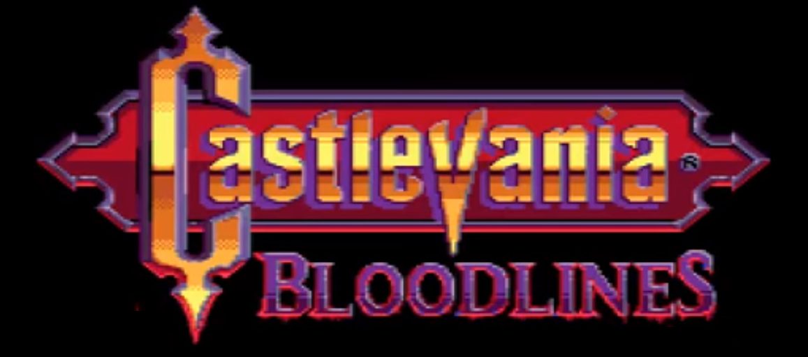 Castlevania Bloodlines key art