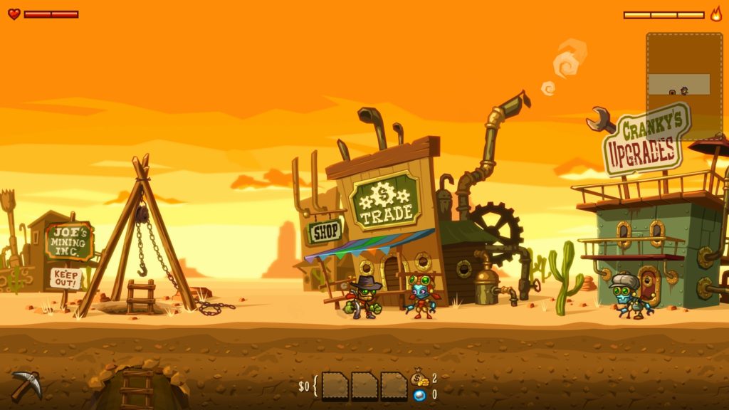 SteamWorld Dig key art